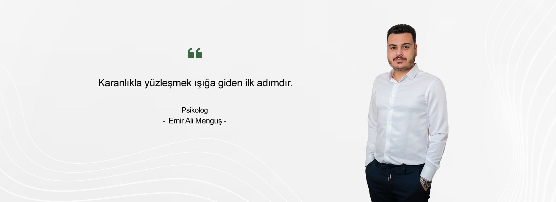Karanlıkla yüzleşmek ışığa giden ilk adımdır.